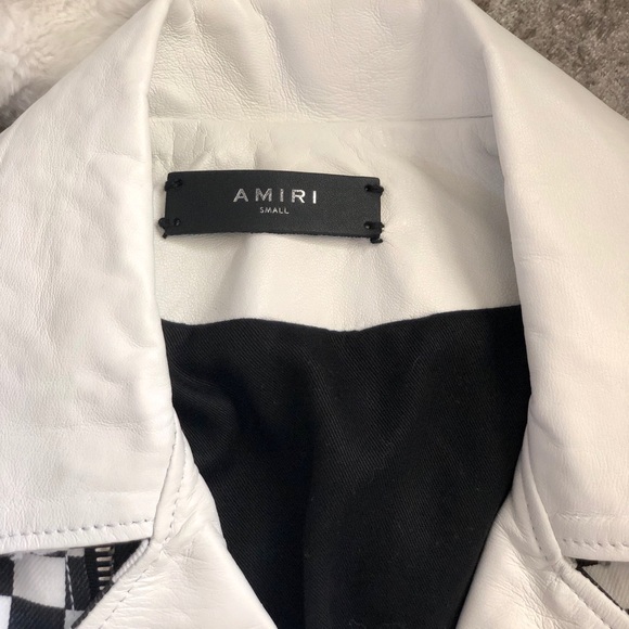 Amiri Checkered Biker Jacket - Picture 4 of 7